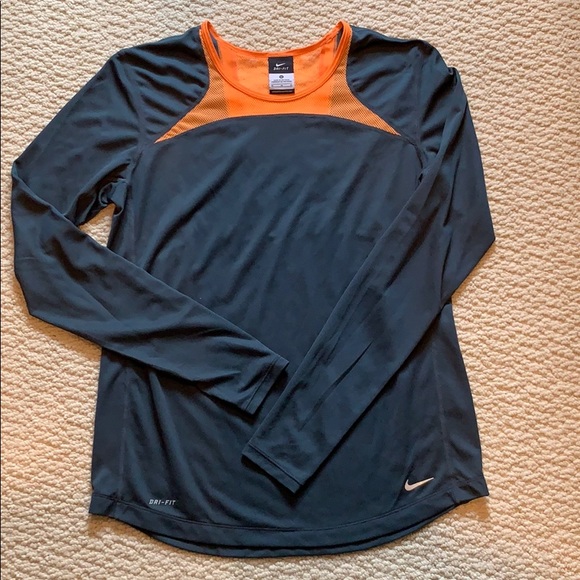 orange long sleeve dri fit